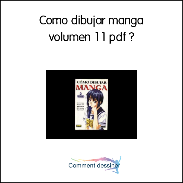 Como dibujar manga volumen 11 pdf